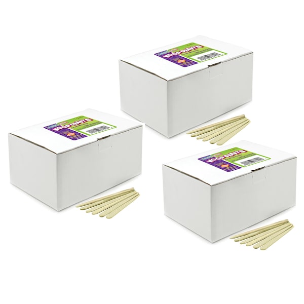 Creativity Street Economy Regular Craft Sticks, Natural, 4.5 x 0.375, PK3000 PAC3774-01 - main